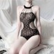 Lace Bodysuit Dobby Mesh Body Teddy Lingerie