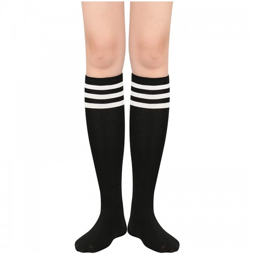 Women Over Knee High Tights Long Stocking Socks Black