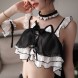 Sexy Erotic Lingerie Bunny Girl Catwoman Game Uniform Black