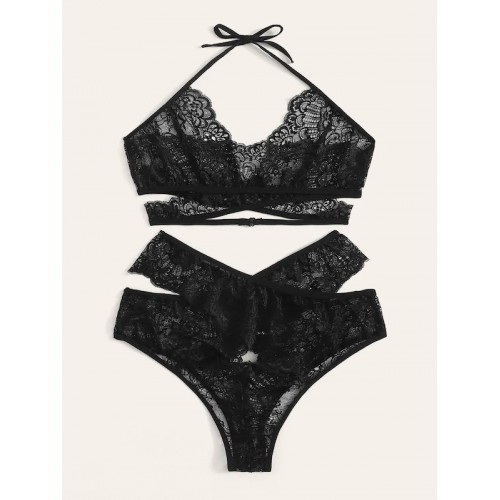 Sexy Lingerie Set Two Piece Lace Bra and Panty Set 5005