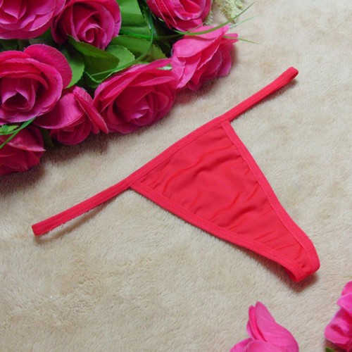 Women's Sleek Model Thong Red