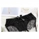 Women Sexy Open Crotch G-String Thongs Panty Black