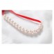 Women's Low Rise Brief Pearls Massage Chain G-String Red