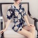 Women V-Neck Lace Nightdress Pajamas Sets Lingerie Bathrobe