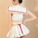 School Girl Cosplay Lingerie Mini Sailor Suit Costume Outfit