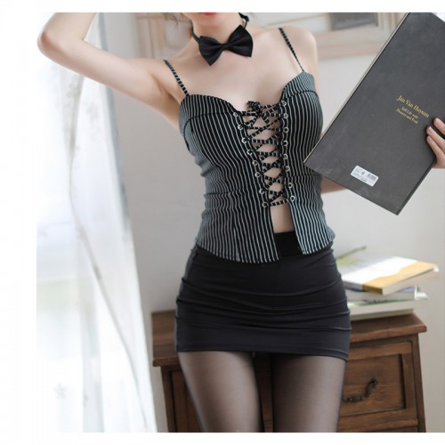 Women's Lingerie Sets Sexy Secretary Lingerie Bag Hip