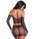 Women's Mesh See Through Lingerie Fishnet Babydoll